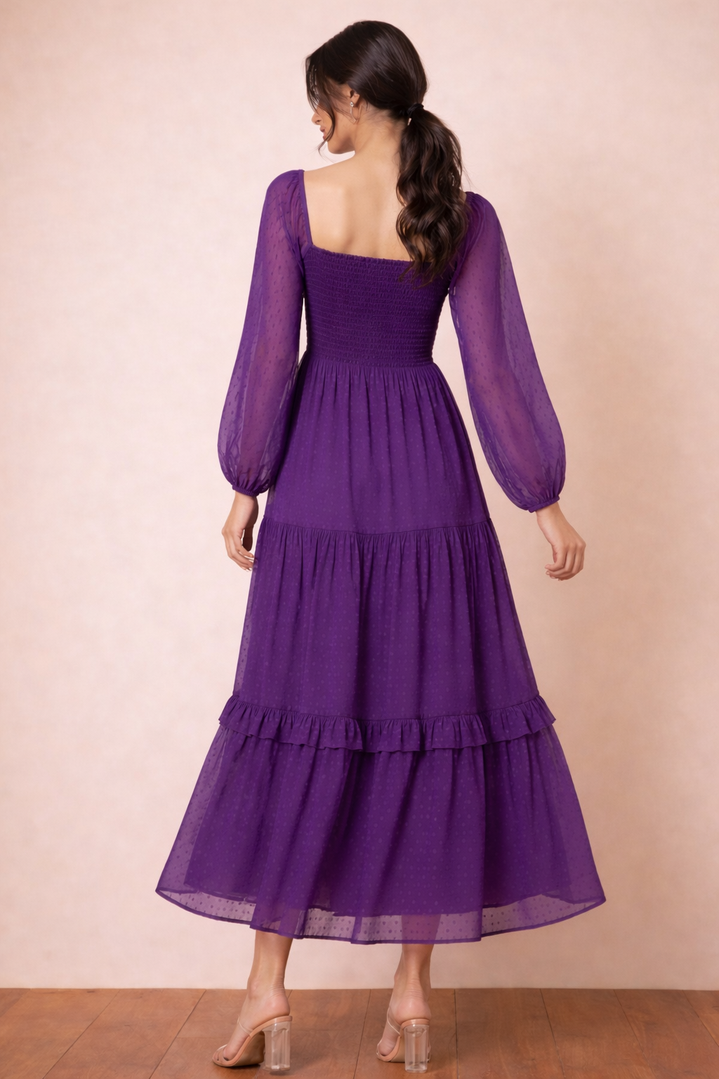 Purple Middi Dress