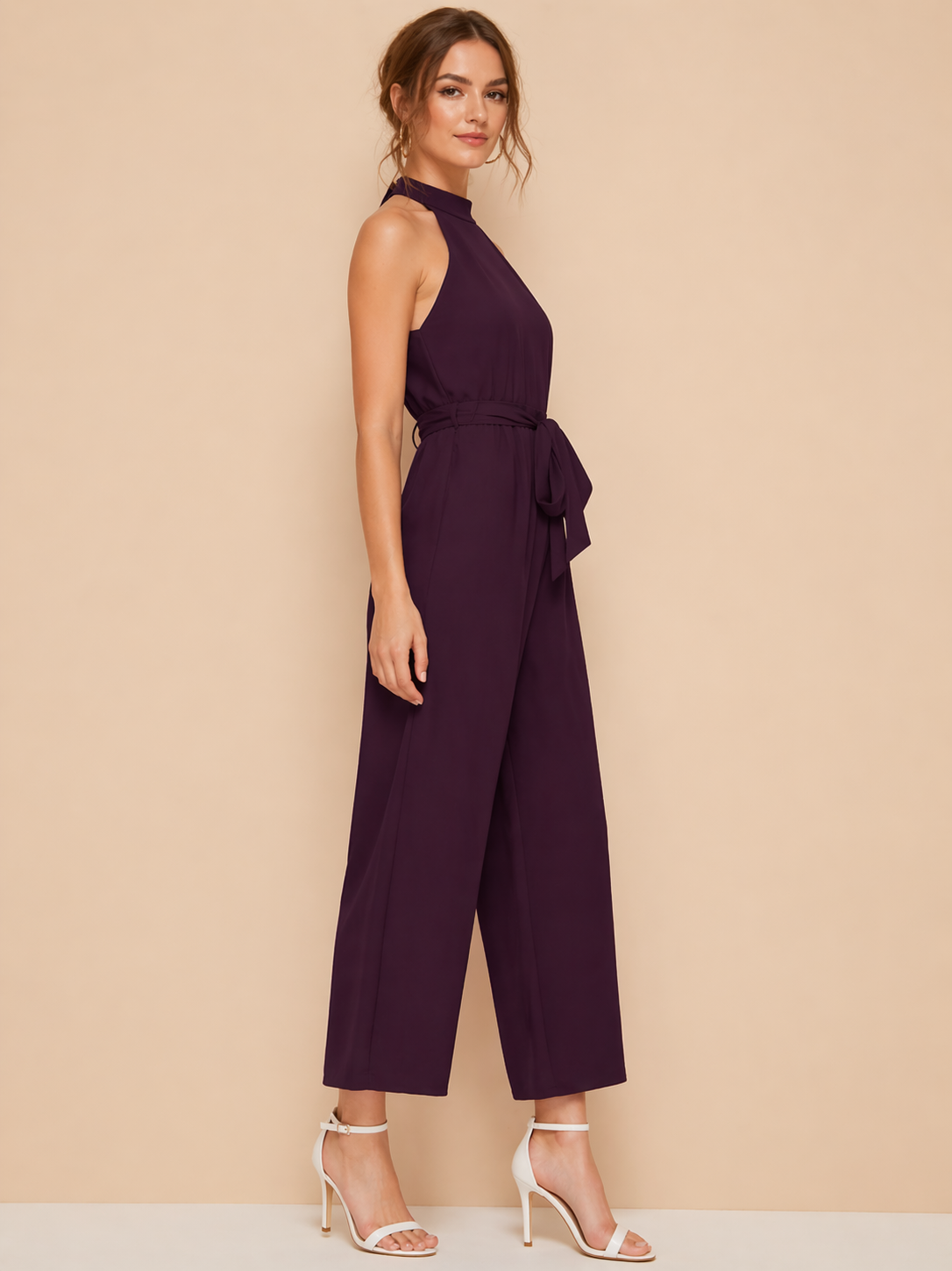 Wine Designer Jumpsuit