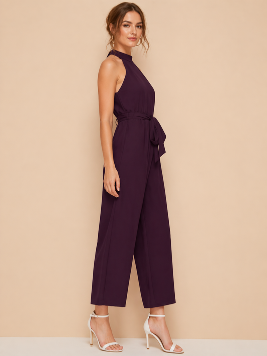 Wine Designer Jumpsuit