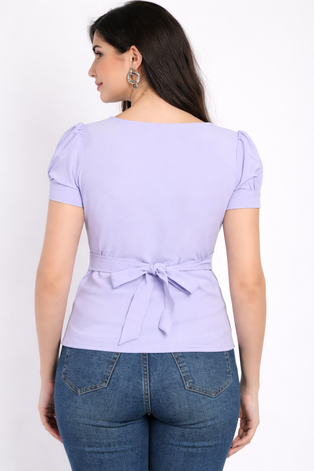 Lavender Cotton Blended Top