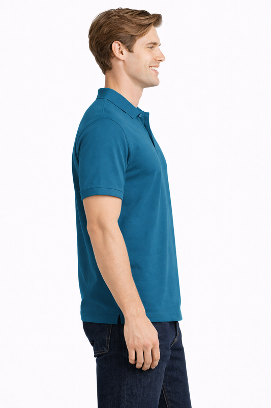 Petrol Blue Polo Shirts