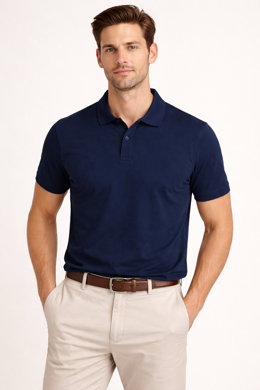 Navy Blue Polo Shirts