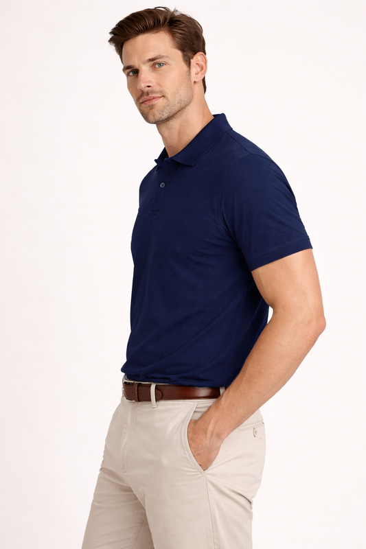 Navy Blue Polo Shirts