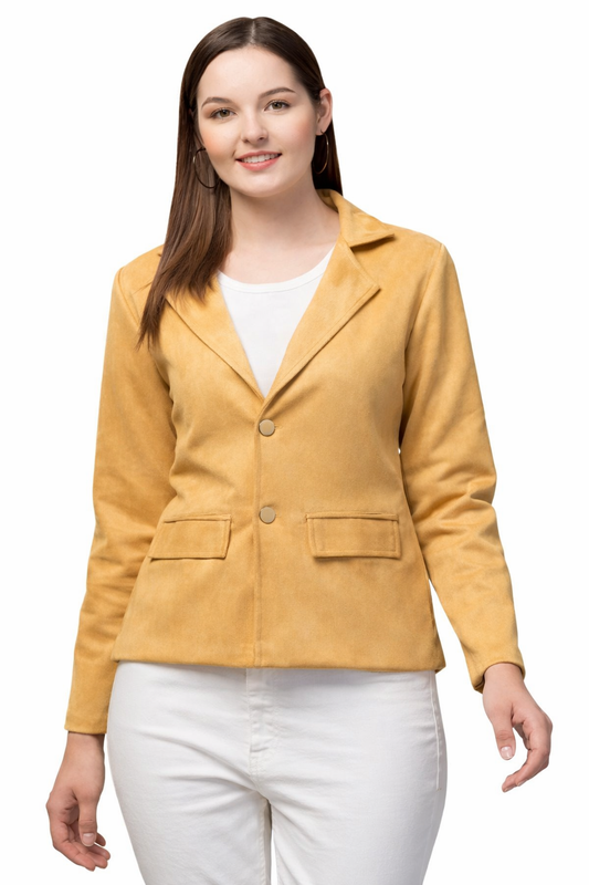 Mustard Yellow Ladies Blazer