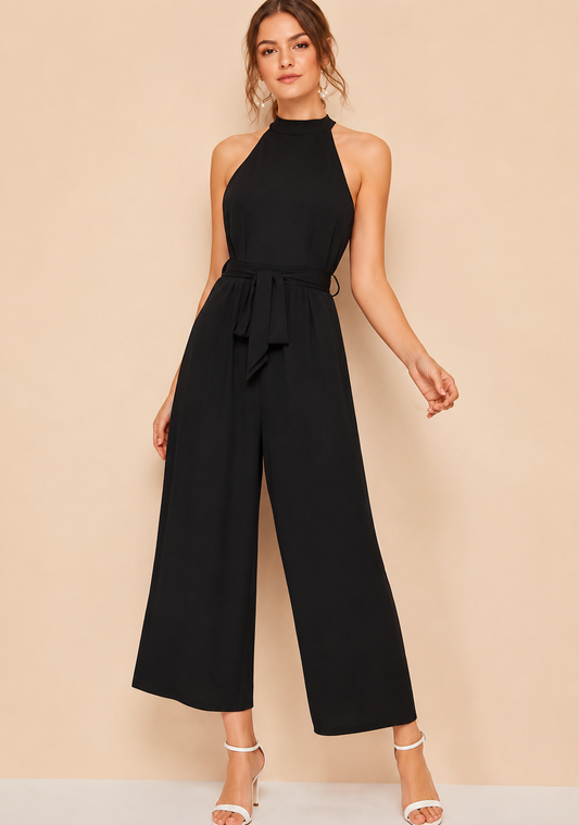 Black Designer Jumpsuit