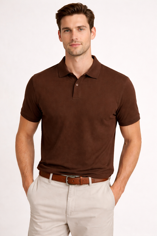 Coffee Brown Polo Shirt