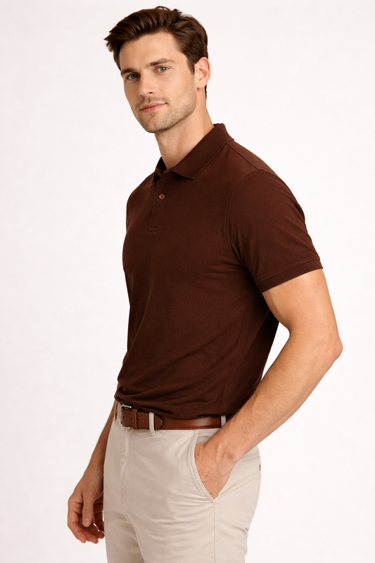 Coffee Brown Polo Shirt