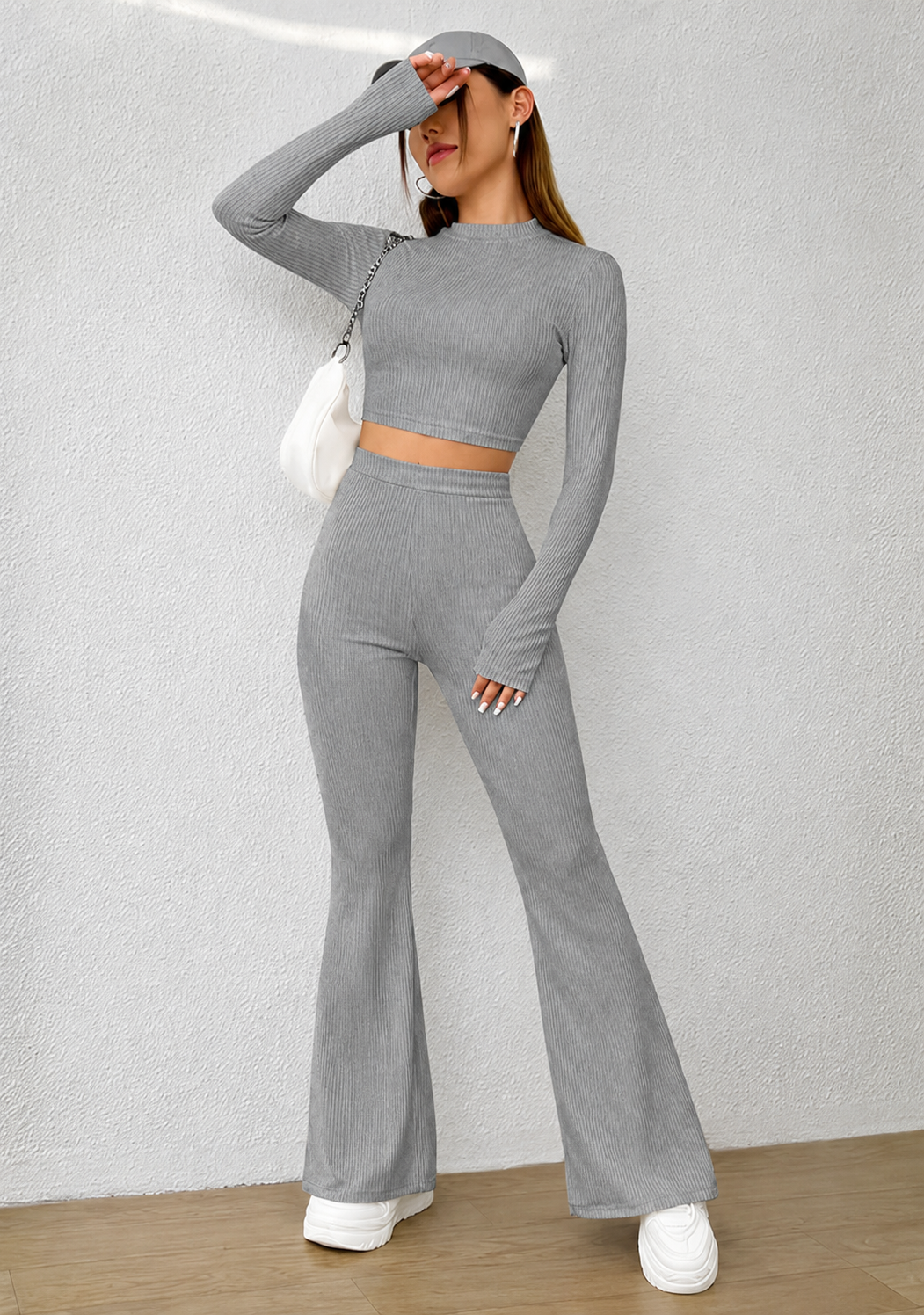 Designer Co-ord Set - Grey