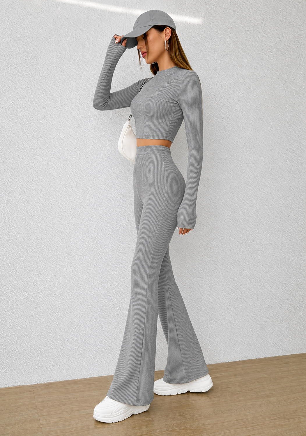 Designer Co-ord Set - Grey