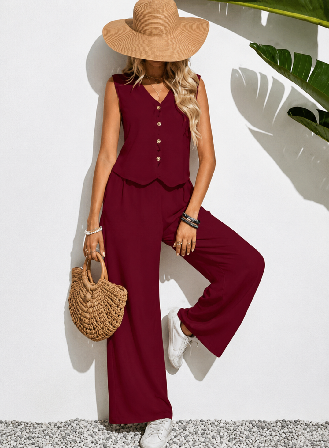 Wine Designer Co-Ord Set