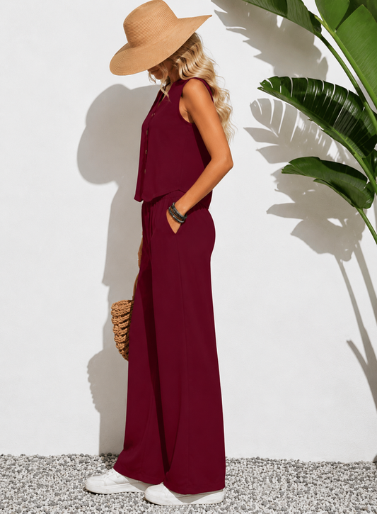 Wine Designer Co-Ord Set