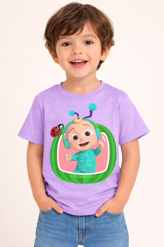 Cocomelon Lavender Unisex T-shirt for Kids