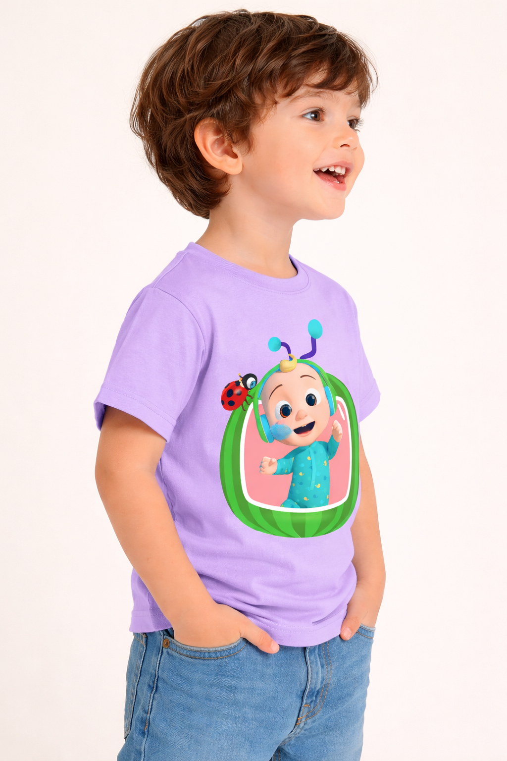 Cocomelon Lavender Unisex T-shirt for Kids