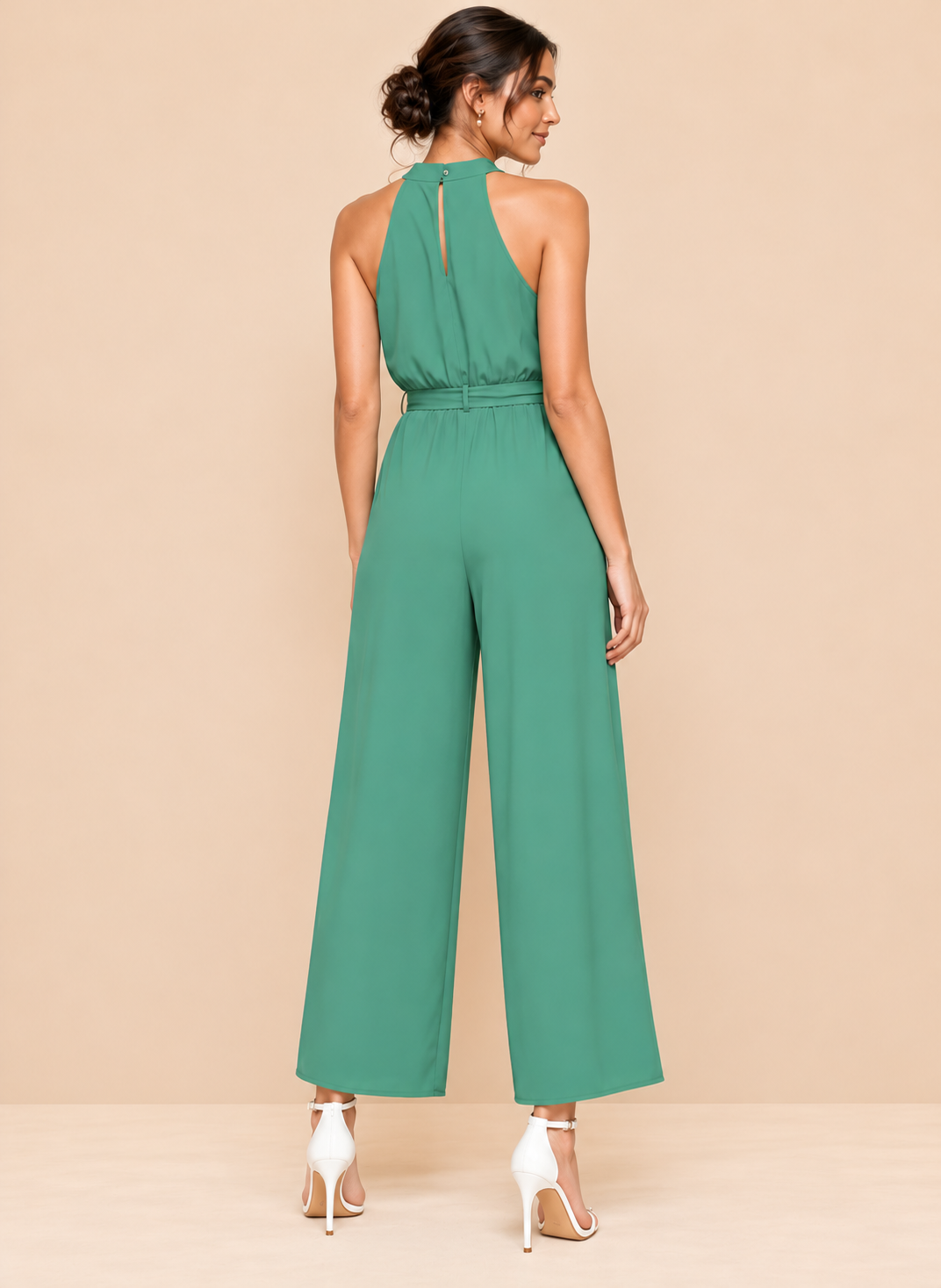 Sage Green Designer Jumpsuit